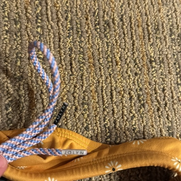 Jolyn Bikini Set in XS print Andy bottoms tomcat top flowers mustard - Picture 6 of 13